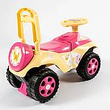 Каталка-толокар Doloni бежевий 0141/07, фото 4