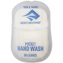 Мило для рук Sea To Summit Trek  Travel Pocket Hand Wash 50 Leaf White (STS ATTPHW)
