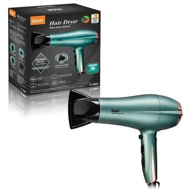 Фен для волосся з потужністю 1800 Вт RAF 409 (41361-409_552), фото 1