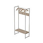 Вішалка модульна підлогова Треліс 12 180x90x38 білий ДСП Дуб Сан-Марино 16мм FRD-104314