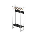 Вішалка модульна підлогова Треліс 12 180x90x38 білий ДСП Сосна Кембра 16мм FRD-104318