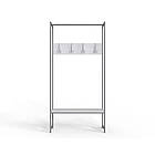 Вішалка модульна підлогова Ferrum-decor Треліс 12 180x90x38 сірий ДСП Білий 16мм (FRD-104319)