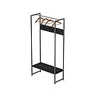 Вішалка модульна підлогова Треліс 12 180x90x38 сірий ДСП Сосна Кембра 16мм FRD-104324