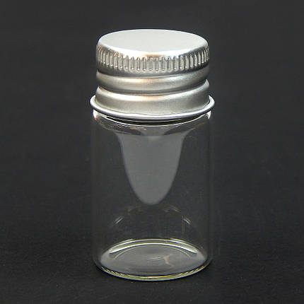 Пляшечка з кришечкою маленька, скло, 22х40 мм, 10 мл, фото 1