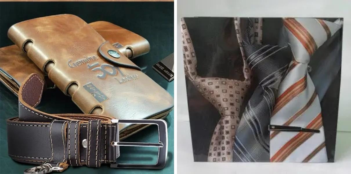 Подарунковий паперовий пакет КВАДРАТ 22,5*23*10 см Краватка, фото 1