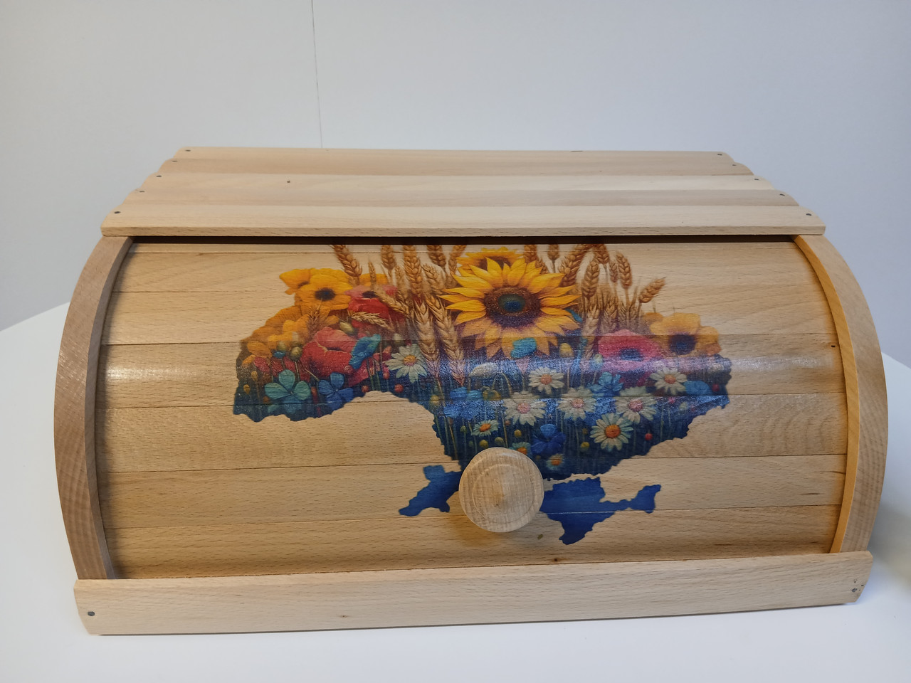 Хлівниця дерев'яна велика "" Хлібниця дерев'яна велика Високоя якосте Дерев'яна хлібниця, фото 1