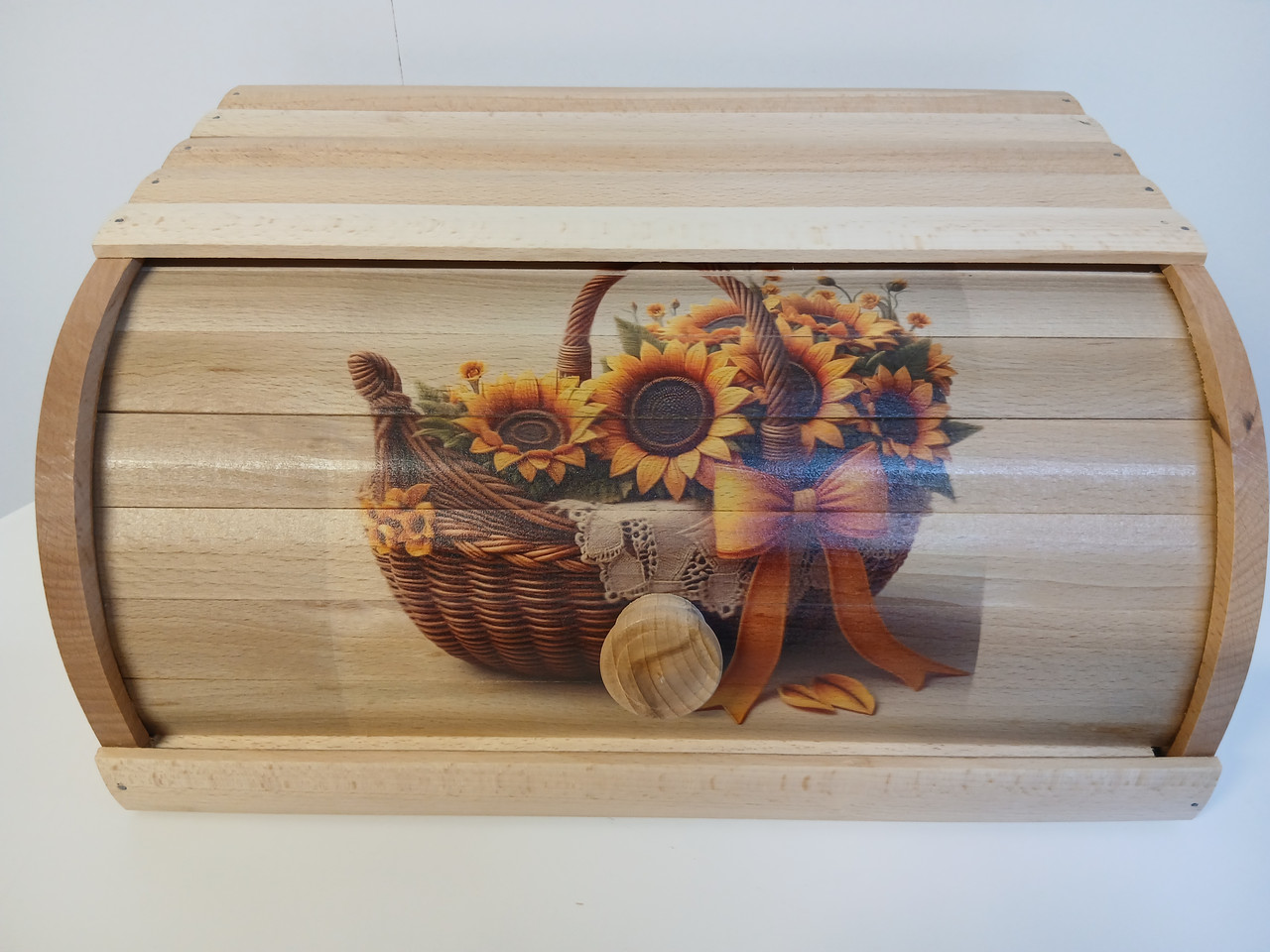 Хлівниця дерев'яна велика "" Хлібниця дерев'яна велика Високоя якосте Дерев'яна хлібниця, фото 1