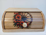 Хлівниця дерев'яна велика "" Хлібниця дерев'яна велика Високоя якосте Дерев'яна хлібниця, фото 2