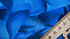 Тканина американський жатий креп колір синьо-блакитний "Танець пелюсток", фото 4
