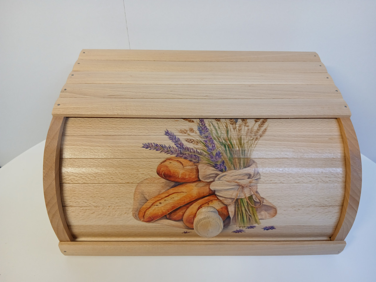 Хлівниця дерев'яна велика "" Хлібниця дерев'яна велика Високоя якосте Дерев'яна хлібниця, фото 1