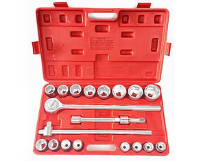 Набір ключів великих розмірів LEX LXSS 2106PT 3/4", 19-50 мм, 6 граней, у кейсі