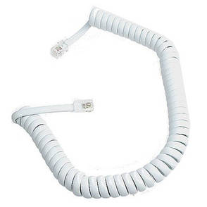 Кабель телефонний Atcom телефонный спиральный 2м RJ9 (17319), фото 3