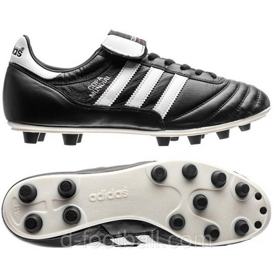 Футбольні бутси Adidas Copa Mundial Made in Germany FG (КОЖА) 015110, Чорний, Розмір (EU) — 48, фото 1