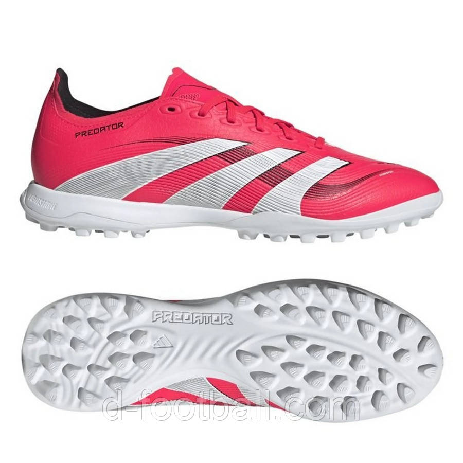 Футбольні сороконіжки Adidas Predator League TF ID3769, Червоний, Розмір (EU) — 42 2/3, фото 1