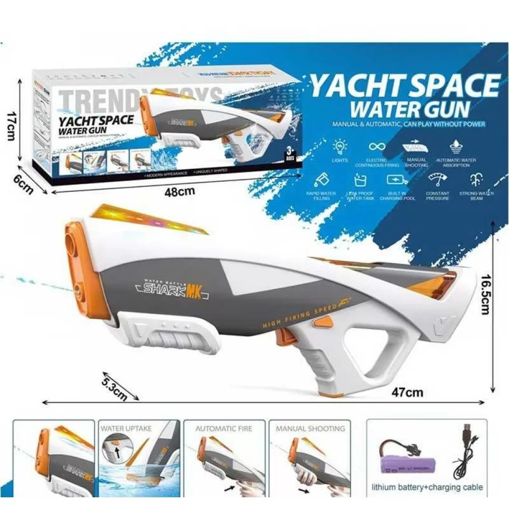 Водний автомат, підсвічування, 2 принципи роботи: механічний/автоматичний, акумулятор, фото 1