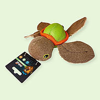 Плюшева м'яка іграшка AnimAll GrizZzly для собак Черепаха з кулькою, 20х26х9 см, фото 2