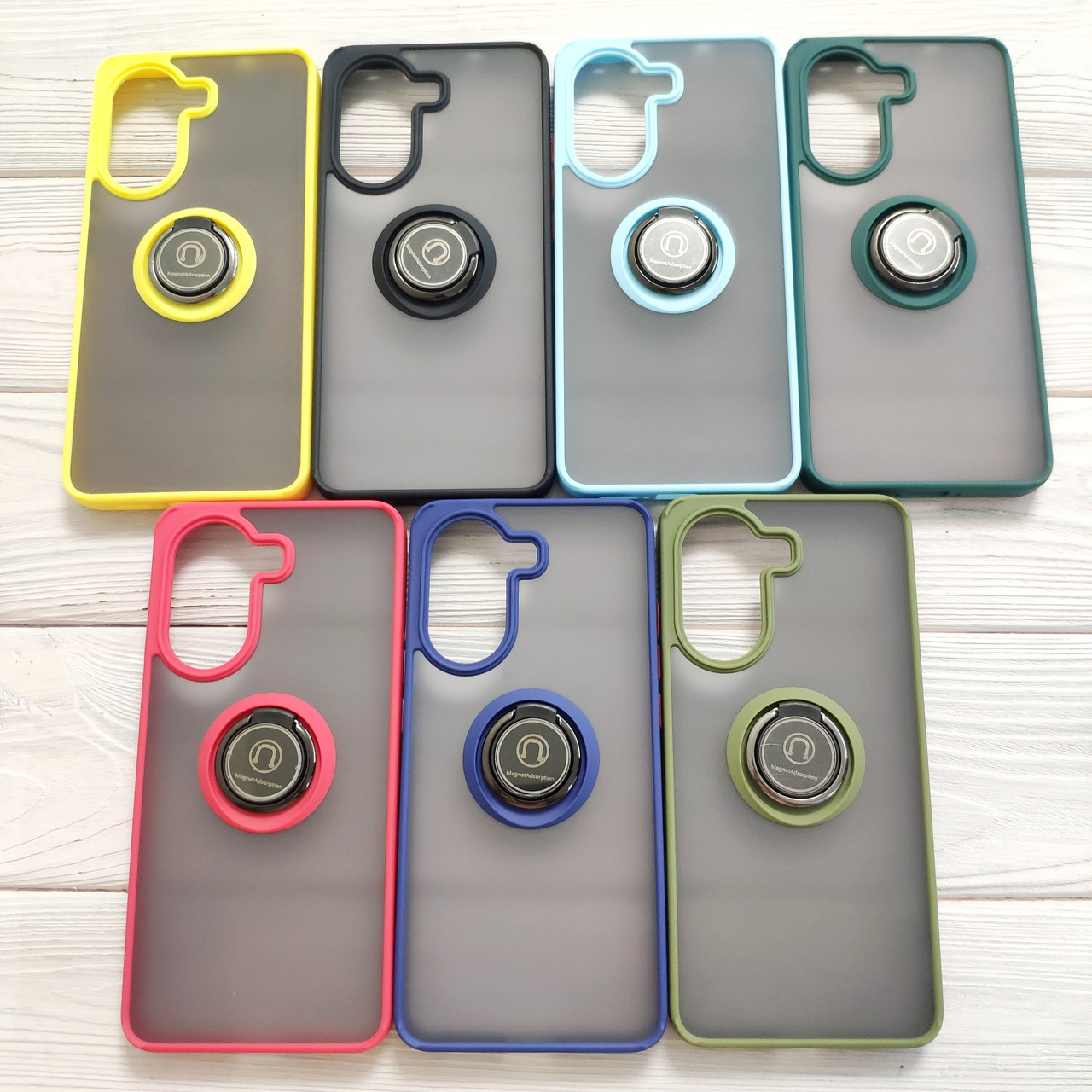 Чохол Armor Ring для Poco X7 Pro Протиударний з кільцем (різні кольори), фото 1