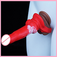 Реалістична насадка на член 16 см, збільшувач пеніса з кільцем ерекційним, Інтимні іграшки для сексу