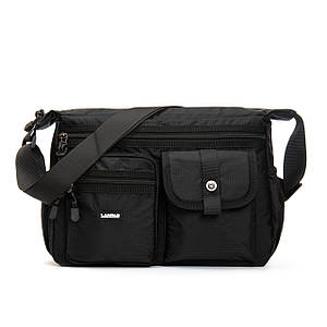 PODIUM Сумка Чоловіча На Плечо нейлон Lanpad 26001 black поштар