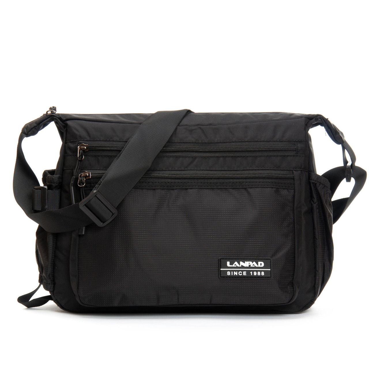 PODIUM Сумка Чоловіча На Плечо нейлон Lanpad 82012 black поштар