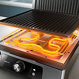 Гриль Philips HD6301/90, потужність 2200 Вт, антипригарні пластини, відкриття на 180°, фото 2