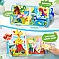 Розвиваюча Фетрова книга для Дітей Interactive Dinosaur Busy Book Динозаври Бізібук Монтессорі, фото 6
