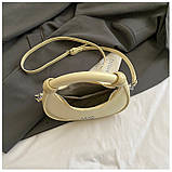 Жіноча сумка — гарна якість, базовий стильна сумка для через плече Ручні сумки — клатч ОПТ, фото 5