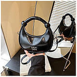 Жіноча сумка — гарна якість, базовий стильна сумка для через плече Ручні сумки — клатч ОПТ, фото 2