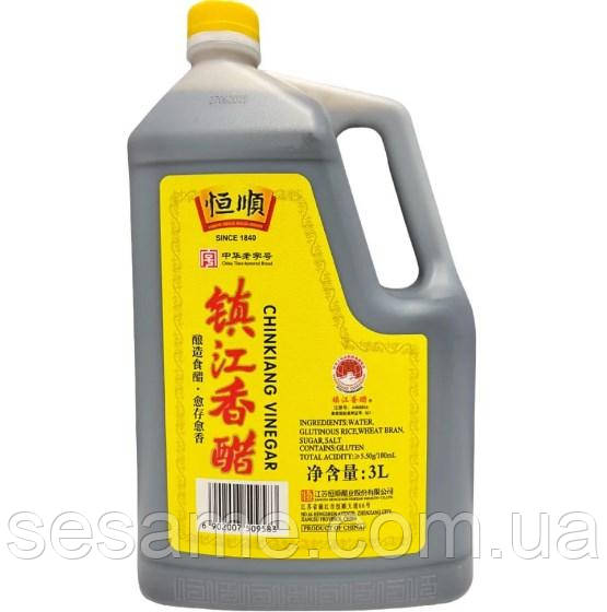 Темний рисовий оцет Чінкіангський Chinkiang Heng Shun 3л (Китай)