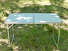 Складний стіл-валіза для пікніка з 4 стільцями, стіл туристичний розкладний на природу, фото 4