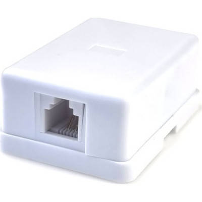 Телефонна розетка Eserver 1xRJ12 (WT-6009), фото 1