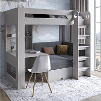 Ліжко двоярусне LION Флай з вбудованим столом з диваном