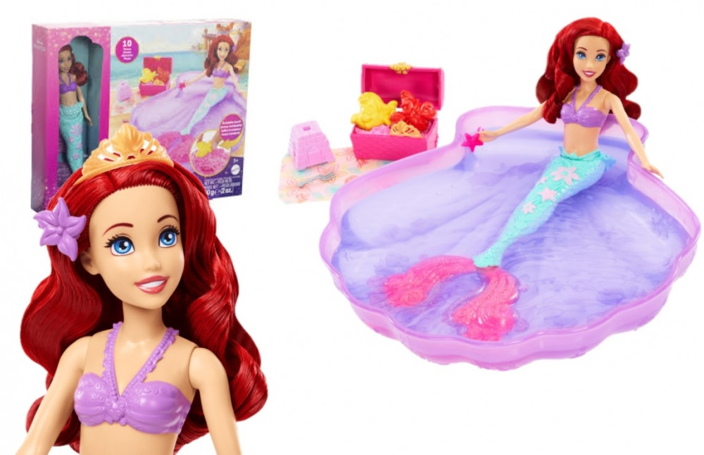 Лялька Русалочка Аріель Disney Princess Ariel Mermaid Doll Sand and Swim Ariel Fashion