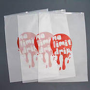 Пакети із застібкою Zip-Slider 28x35 см (матові) із замком Пакети слайдери поліетиленові для бізнесу, фото 3