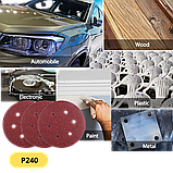 Шліфувальний круг Profter P-240 Липучка (225 мм), фото 10