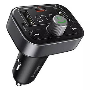 FM-трансмітер Baseus S-09 Pro Series Car FM Transmitter Cluster Black, фото 1