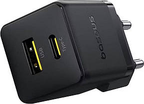 МЗП Baseus Palm Fast Charger C+U 30W EU Black, фото 3