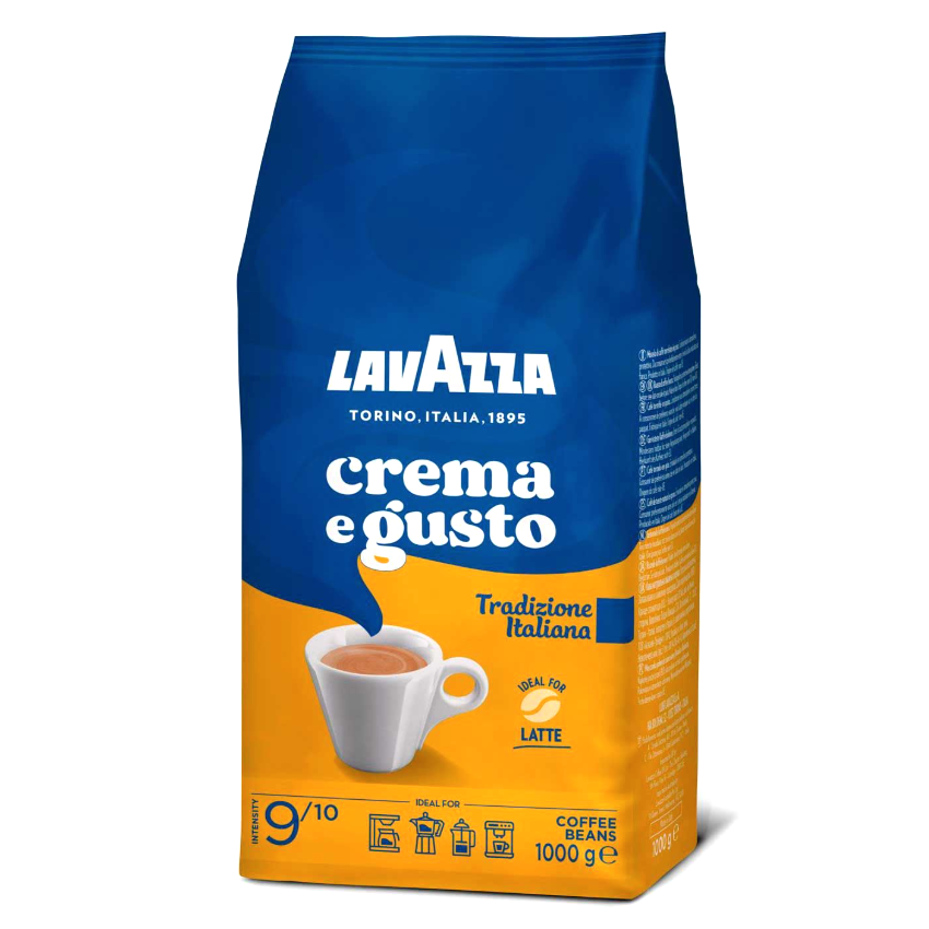 Кава в зернах Lavazza Crema E Gusto Tradizione Italiana, 1 кг