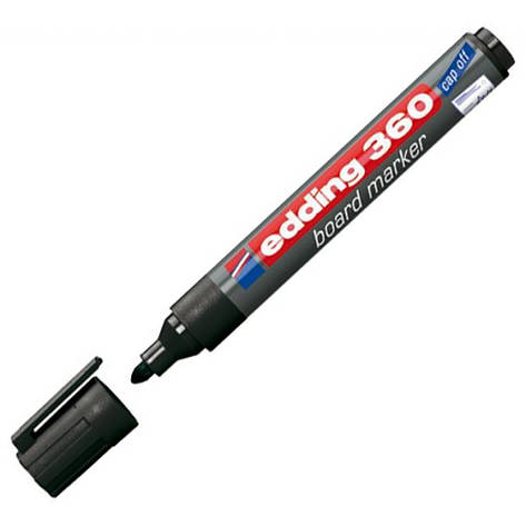 Маркер Edding Board e-360 1,5-3 мм, round tip, black (360/01), фото 1