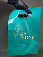 Іміджеві пакети з логотипом Пакет банан поліетиленовий рожевий салатовий бірюзовий 20х30 см до 3 кг, фото 8