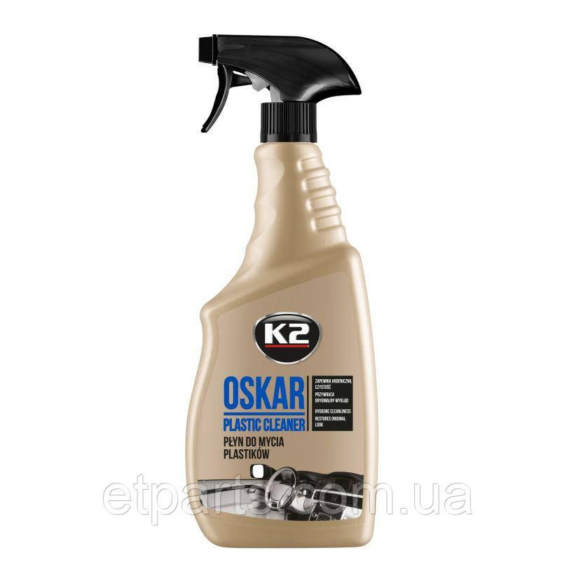 Засіб для догляду за панеллю приладів та пластиковими деталями K2 Oskar Plastic Cleaner 750мл