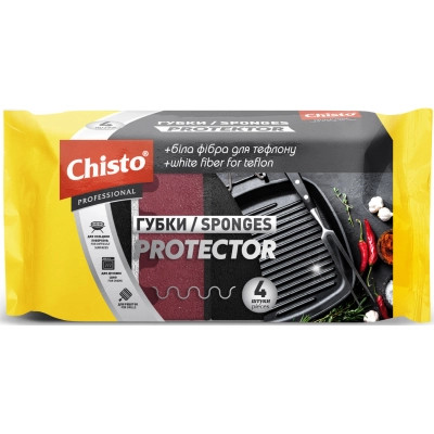 Губки кухонні Chisto Protector 4 шт. (4823098414773)