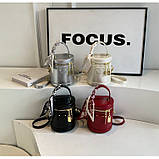 Жіноча сумка — гарна якість, базовий стильна сумка для через плече Ручні сумки — клатч ОПТ, фото 4