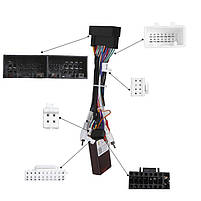 Адаптер штатного підсилювача FEELDO Hyundai Elantra 2012-2014 Santa Fe 2012 Hyundai IX45 2012 CAN-BUS (7379) 5 шт., фото 2