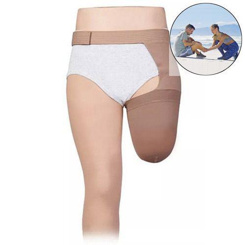 Панчоха компресійна на культю стегна Алком 00812. 2 клас. 1р. Унісекс. З поясом. Подовжений. Захисний носок на культю., фото 1