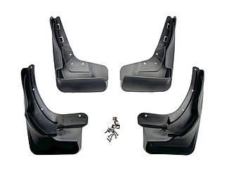 Бризковики Mercedes ML class W166 2012-2015, подножки+AMG ПАКЕТ, (4шт.)