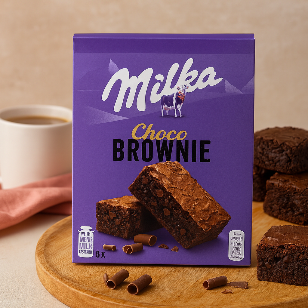 Шоколадное брауни Milka с молоком Menis 150 г, фото 1