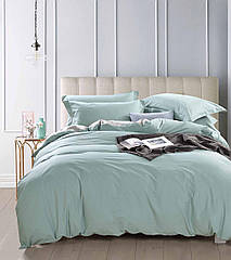 Комплект постільної білизни Bella Villa сатин Євро м'ятний (B-0213 Eu)