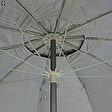 Професійний торговий пляжний парасолька MARIO 2,5м | Надійний захист та стильний дизайн, фото 6