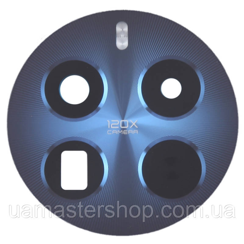 Скло камери Realme 12 Pro+ без рамки синє Submarine Blue, фото 1